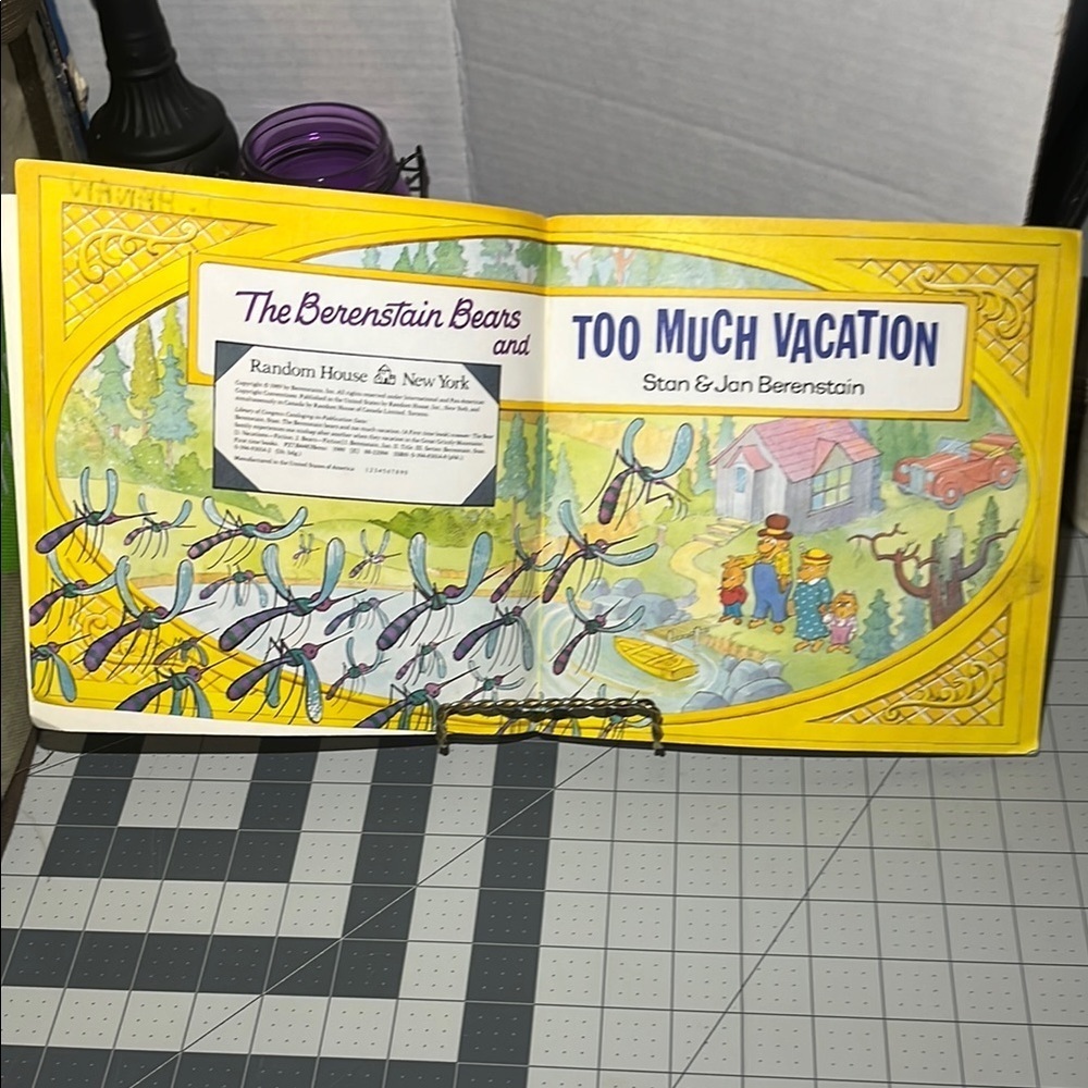 The Berenstain Bears 'Too Much Vacation' Book - Picture 4 of 6